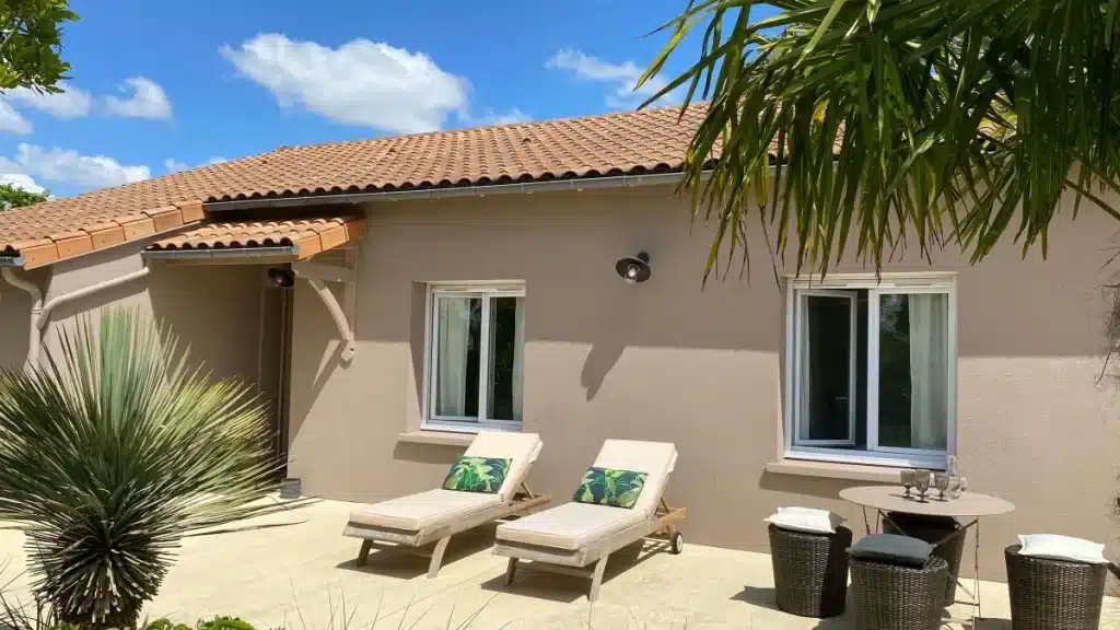 Terrasse et jardin privatifs du Grand Nid près du Bioparc